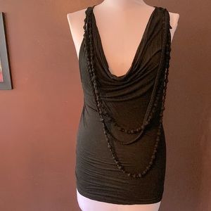 Charlotte Russe low plunge sexy racer back tank